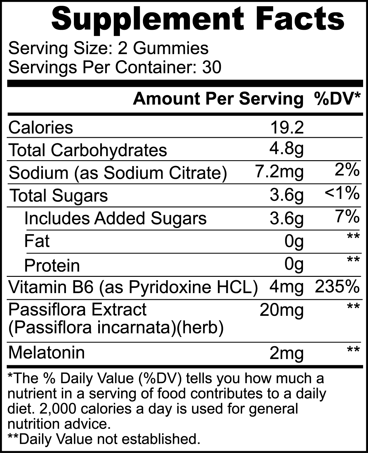 Rah Vegan Sleep Well Gummies (Adult)