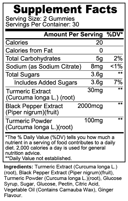 Rah Vegan Turmeric Gummies