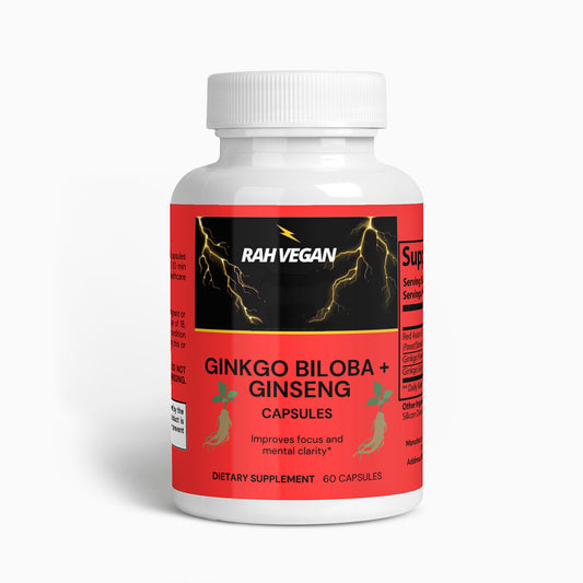 Rah Vegan Ginkgo Biloba + Ginseng