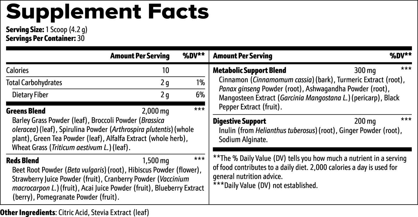 Rah Vegan Greens Superfood