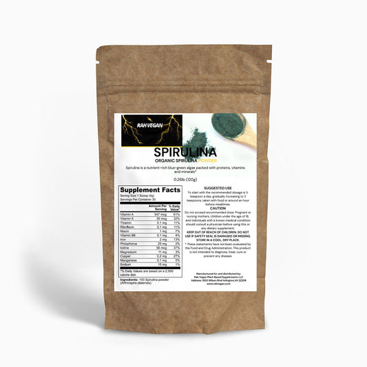 Rah Vegan Organic Spirulina Powder